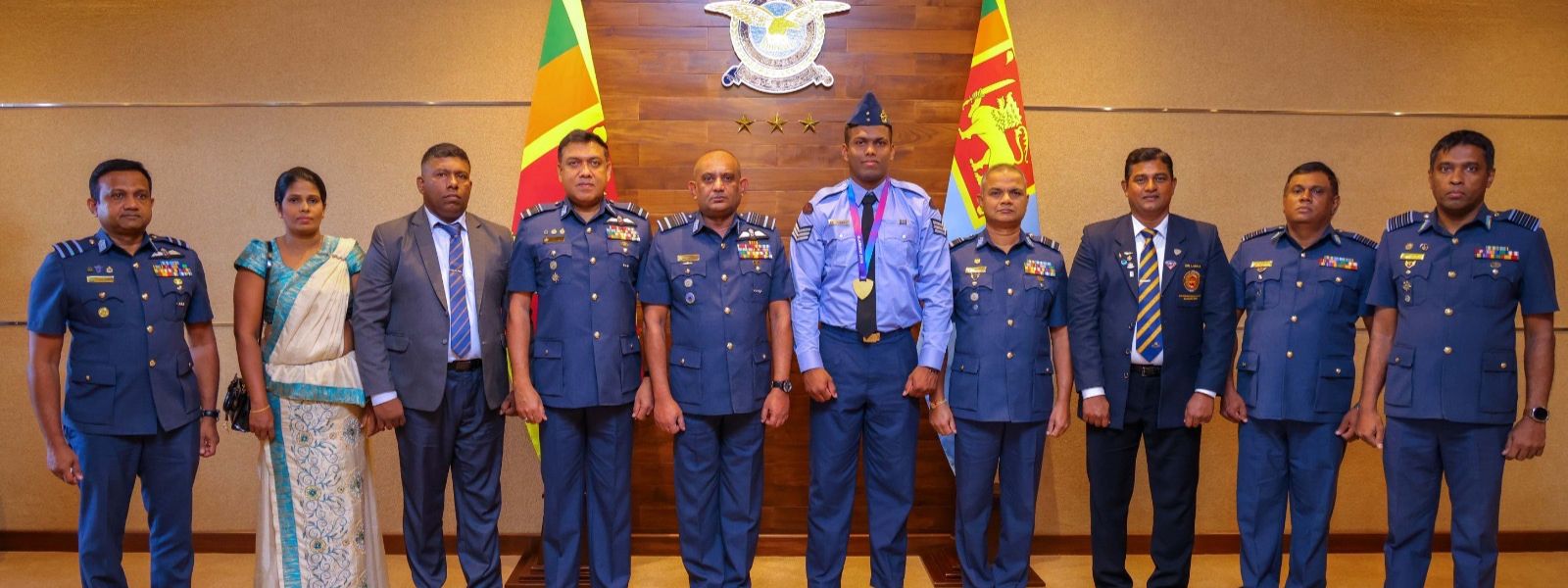Air Force Honors Golden Boy Rumesh Tharanga